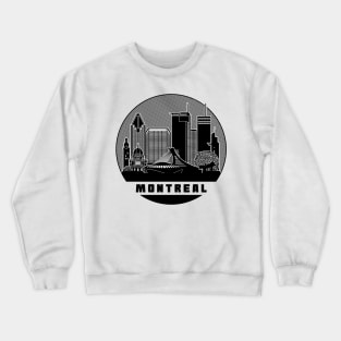 Montreal Canada Skyline Crewneck Sweatshirt